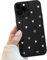 Handyhülle für iPhone 11 Pro Schwarz matt mit Kameraschutz, Niedlich Herz Schutzhülle Design für Frauen Mädchen, Kratzfeste Schutzhülle für iPhone 11 Pro