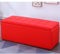 Luxuriöse rote Leder-Fußstütze, Sitzbank mit klappbarem Deckel, Aufbewahrung, Eingang, Schuhbank, Sitz, Organizer, Schrank, Ende des Bettes, Bank, Eckbank, 100 x 40 x 40 cm