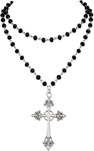Hanary Choker con ciondolo a strati, Choker nero