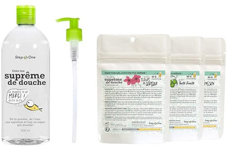 Kit de démarrage senteurs actuelles: gel douche en poudre - Zéro déchet