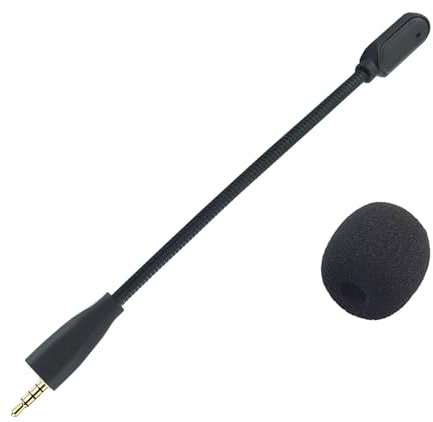 Improved Sound Claritys 3.5mm Microphone Boom Attachment For MMX100/MMX150 Headsets Microphone Boom For Online Gaming