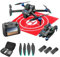 Drones for Adults, Drone for Beginners, GPS Drones 4K, 3 Batteries, 60 Mins Flight, Auto Return, Obstacle Avoidance, Drone with Screen on Controller, with Landing Pad (Black)
