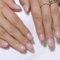 MOTIBACK French Tip False Nails, High-Gloss Kiss Nails, Effortless Application Press On and Stylish Fake Nails, Easy Peel & Stick Stick On Nail for Women Girls Nail Art DIY Accessories