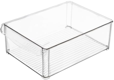 Generisch Kühlschrank Aufbewahrungsbox, Überlagerte Kühlschrankorganisation Und -aufbewahrung - Durchsichtige Behälter, Gefrierschrank, Speisekammerorganisation Und Aufbewahrung