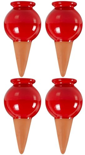 Ruarby 4 dispositivos de riego automático para jardinería interior, plantas, flores, dispensador de picos de agua, goteos, riego de interiores