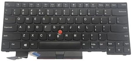 WZKOZDR Für Lenovo IBM ThinkPad E480 L480 T480S L380 Tastatur mit Hintergrundbeleuchtung 01YP275 01YP28