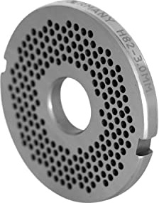 Wolfcut H82 Fleischwolfscheibe mit 3,0 mm Bohrung Codiert mit 2 Nuten INOX