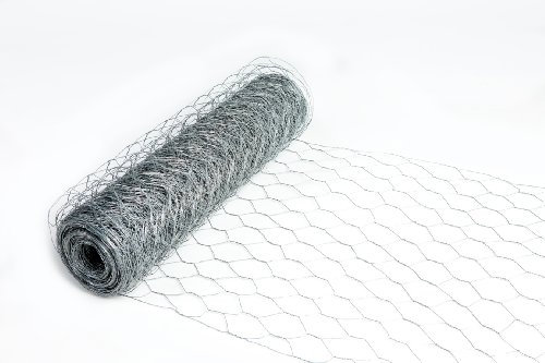Easipet Chicken Wire Mesh 50mm x 600mm x 50m Galvanised Steel Fencing 20 Gauge