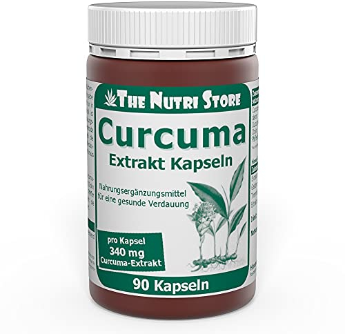 Curcuma 340 mg Extrakt Kapseln 90 Stk. - Für eine gesunde Verdauung