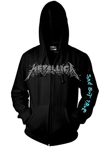 Unbekannt Metallica SAD BUT True Zip-Jacke/Reißverschlussjacke L