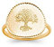 Tata Gisèle Bague SYRACUSE en Plaqué Or - Arbre de Vie - Sachet Cadeau Velours Offert (50)