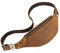 CONTACTS Gürteltasche Bauchtasche Hüfttasche mit Reißverschluss Geeignet für Reise Wanderung und Outdoor-aktivitäten für Damen/Herren (Braun)