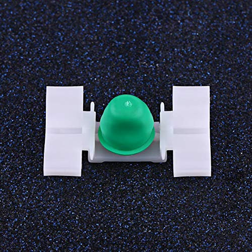 Aramox 50 Pièces Clip de Garniture de Panneau de Porte en Plastique Blanc Clip de Pare-Chocs de Fixation pour Série 3 E36 E46