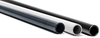 Aluminium Rundrohr PULVERBESCHICHTET Aluminiumprofil Alurohr Alu Rohr 40 x 2 mm x 1000 mm Weiß RAL 9016