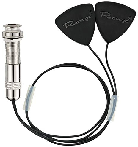 Acoustic Guitar Pickup Contact Microphone Piezo Transducer Cello Banjo Ukulele Mandolin Guitar Microphone Pickup (2-head contact pickup)