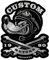 Samunshi Costum Motors Original Aufkleber Autoaufkleber für Motorrad Fahrrad Roller oder Auto Sticker Chopper Hot Rod Bopper Enduro Motocross Rockabilly Vinta (16x20cm Costum Motors Original)