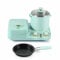 THREMA Retro Household Breakfast Maker, 4 In 1 Breakfast Station with Frying Pan, Boiling Pot and Non-stick Coating Plate, Food Steamer, Breakfast Machine, for Breakfast, Lunch & Snacks