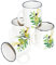 Lashuma Suppentasse Olive, 4er Set Keramik Becher rund Füllmenge: 300 ml