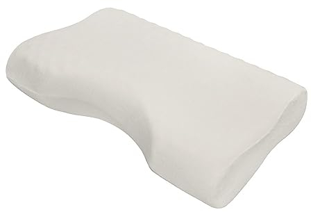 Inphysio Anti-Schnarch-Kissen - Ergonomisches Kissen mit Formgedächtnis - Zervikalkissen - Hypoallergen - Anti Milben - Erholsamer Schlaf - 57x36x11,5 cm