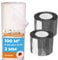 Trittschalldämmung 2 mm Profi Basic 100 m² 4 Rollen + 2 Rollen Aluminium Klebeband | Laminatunterlage und Parkettunterlage zur Schall- und Wärmedämmung | Fußbodenheizung