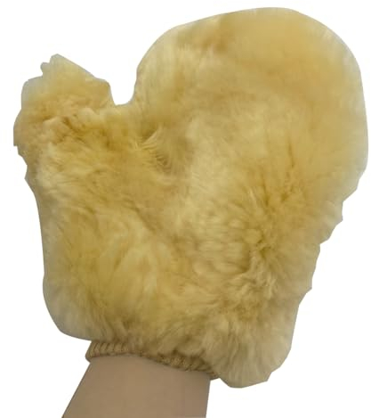 HOUSON Auto Waschhandschuh, Waschhandschuh Lammwolle Auto Waschhandschuh Wash Mitt Waschhandschuh für professionelle Autopflege