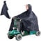 Tutamaz Wasserdichte Poncho Abdeckung, Regenjacke, Regencape, Universal Elektromobil Poncho mit Kapuze, Elektromobil Regenschutz für Wandern, Picknick, Regenponcho festival, Camping, Wandern, Picknick
