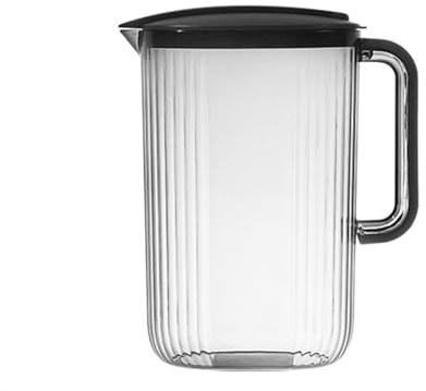 Best Prime Deals 2.0 Liter Pitcher with Lid and Handle, High Heat Resistance Water Pitcher for Hot/Cold Water & Iced Tea, Loose Leaf Tea Maker Water Jugs with Lids for Camping, Juice Containers
