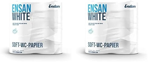 Enders® SOFT WC PAPIER, für die Campingtoilette, 2-lagig, weiß, extrem weich und stark #5005 (Packung mit 2)