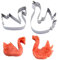 ycezw Emporte-pièces animaux de la ferme – 2 moules – Outils de cuisson, moules de gaufrage pour biscuits, emporte-pièces animaux pour