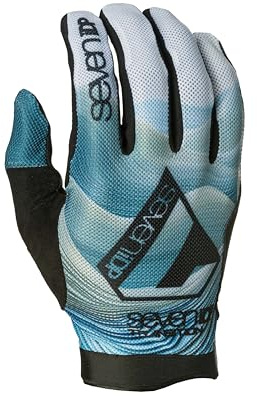 Seven iDP 7iDP Transition Full Finger MTB Cycling Gloves (Ice, L)