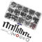 Abaodam 1 Impostato Set di Viti Kit di Attrezzi per Auto Rc Kit Riparazione Viti Kit di Riparazione Elettronica Accessori per Auto Radiocomandate Kit Viti per Auto Rc Metallo Black