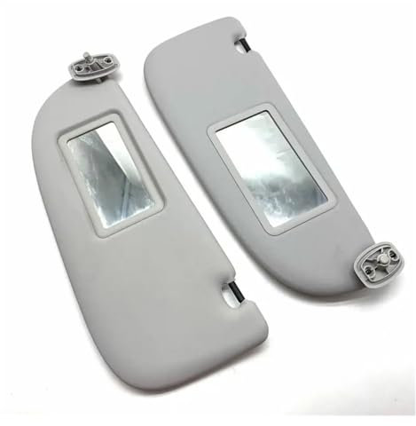 Visera Solar para Peugeot 206 207 1999-2008 Visera Solar Interior Gris con Espejo de Maquillaje 32901800193