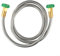 Stainless Steel Metal Hose Connector, Washing Machine Inlet Pipe (6FT)