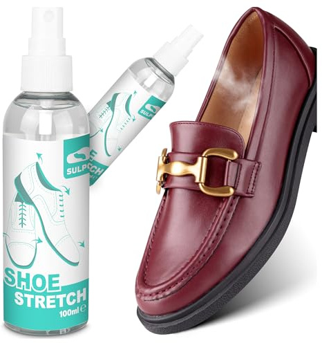 SULPO Schuhdehner Spray Ohne Aerosol für Leder - Effektiver Shoe Stretcher Und Dehnungsspray Schuhe - Aerosolfrei Schuh Dehner 100 ml