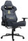 Andyou Silla Gaming Ergonómica 18° - Regulación Multinivel, Cojines Removibles, Diseño Sin Alas (Gris Acero)