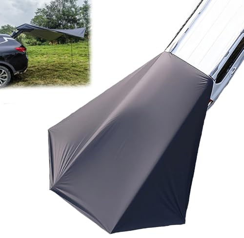 LXCMQL Car Tent for Peugeot Partner Expert Boxer Rcz Rifter Traveller, Waterproof Outdoor Car Rear and Side Awning Shelter for Car Camping with Windproof Ropes and Suction Cups