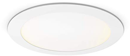 LED Universum LED Panel, warmweiß, rund, 18W, zur Unterputzmontage, 225x38mm, 3000K, 1400lm, mit matt weißem Gehäuse