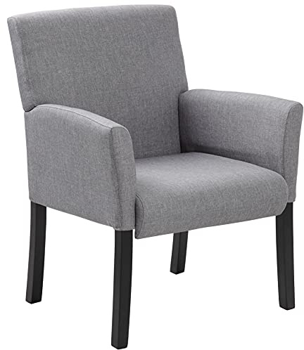 Boss Office Products Contemporary Guest Chair in Grey