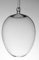 Oberstdorfer Glashütte Osterei zum hängen klarglas Glasei mundgeblasen Ornament zum aufhängen Fensterdekoration Osterstrauß Ostern Glas Höhe ca 10 cm