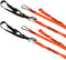 RFX FXTD 30000 55HV Spanngurte aus der Race-Serie, 1 Paar, Orange