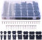 Glarks 1940Pcs 2.5mm Pitch 2/3/4/5/6/7/8/9 Pin Male and Female Plug Housing and Male/Female Pin Header Perfectly Compatible with JST-SM Connector Assortment Kit