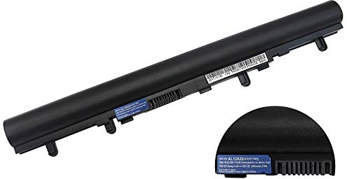AL12A32 AL12A72 Laptop Battery Replacement for Acer Aspire V5 V5-431 V5-551 V5-571 V5-471G V5-571P V5-571-6726 V5-571Pg-9814 V5-431-4407 E1 E1-572 E1-510P E1-522 E1-532 E1-470P-6659(14.8V 37Wh)