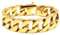 Schmuck-Checker Vergoldetes Panzerarmband aus massivem Edelstahl Männerarmband gold breit schwer Bikerschmuck Männerschmuck Herrenarmband Herrenschmuck gold Geschenk (20.5)