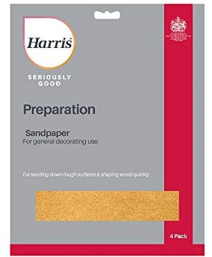 Harris Seriously Good Coarse Sandpaper | 4 Pack