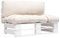 vidaXL Holz Garten Palettensofa Sand Kissen Palettenkissen Palettenauflage Paletten Polster Sofa Palettenmöbel Gartensofa Gartenmöbel In/Outdoor