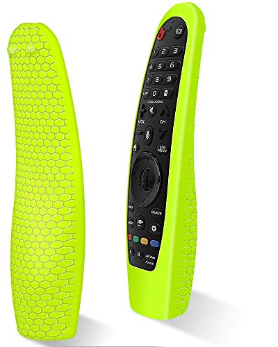 Silikon Hülle Schutzhülle für LG Magic Remote Fernbedienung AN-MR19BA/ AN-MR20GA/ AN-MR18BA Fernbedienungen TV Remote Control Cover Case Anti-Rutsch Stoßfest für LG Fernbedienung (Gelb)