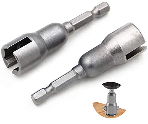 Chiavi Bussola Magnetiche Per Trapani Kit Strumenti Per Dadi Per Chiave Inglese Bussola Magnetiche Con Codolo Esagonale Adattatore Esagonale Chiavi Bussola Per Serrare o Allentare Dadi,Bullon-2Pcs