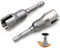 Chiavi Bussola Magnetiche Per Trapani Kit Strumenti Per Dadi Per Chiave Inglese Bussola Magnetiche Con Codolo Esagonale Adattatore Esagonale Chiavi Bussola Per Serrare o Allentare Dadi,Bullon-2Pcs