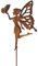 B2S BACK2SEASON Metall Fee Butterfly zum stecken Edelrost Gartenstecker Rostfigur Dekoration H=50 cm