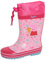 Peppa Pig Tie Top Wellington Stivali Ragazze Stivali di Gomma Rosa Bambini Gomma Wellington Pioggia Neve Welly Scarpe, rosa, 28 EU